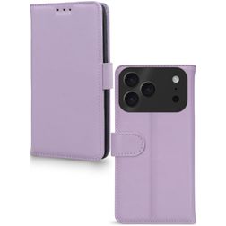 Mobilize Premium Gelly iPhone 17 Pro Hoesje Bookcase Portemonnee - Paars