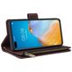Mobigear Zipper Huawei P40 Hoesje Bookcase Portemonnee - Bruin