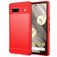 Mobigear Brushed Slim Google Pixel 7a Hoesje Flexibel TPU Backcover - Rood