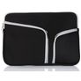 Mobigear Double Zipper Neopreen Laptop Sleeve 15 - 16 inch Laptop hoes - Zwart