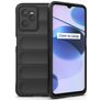 Mobigear Bumpy Realme C35 Hoesje Flexibel TPU Backcover - Zwart