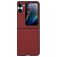Mobigear Carbon OPPO Find N2 Flip Hoesje Hardcase Backcover - Rood