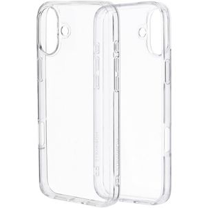 Mobiparts Classic Hardcover Doorzichtig iPhone 16 Plus Hoesje Hardcase Backcover - Transparant