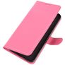 Mobigear Classic LG K51s Hoesje Bookcase Portemonnee - Magenta