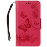 Mobigear Butterfly Samsung Galaxy A8 (2018) Hoesje Bookcase Portemonnee - Rood
