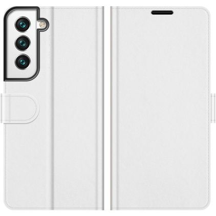 Mobigear Wallet Samsung Galaxy S22 Hoesje Bookcase Portemonnee - Wit