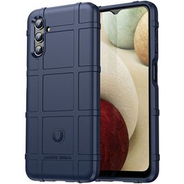 Mobigear Rugged Shield Samsung Galaxy A13 5G Hoesje Flexibel TPU Backcover Shockproof - Blauw