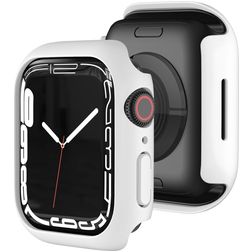 Mobigear Colors Dun Apple Watch - 41 mm Hardcase Hoesje - Wit