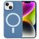 Mobigear Rubber Touch iPhone 15 Siliconen MagSafe Hoesje Backcover - Blauw