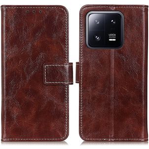 Mobigear Basic Xiaomi 13 Hoesje Bookcase Portemonnee - Bruin