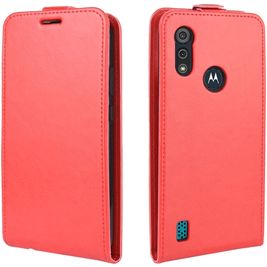 Mobigear Motorola Moto E6s (2020) Hoesje Flipcase - Rood