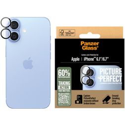 PanzerGlass PicturePerfect iPhone 16 Plus Glazen Camera Lens Protector - Case Friendly