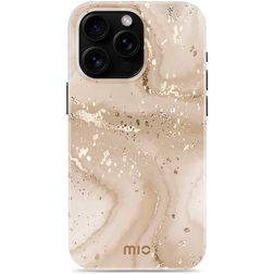 MIO iPhone 16 Pro Max MagSafe Hoesje Hardcase Backcover - Gold Marble