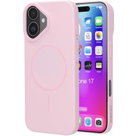 Mobiparts Slim Line iPhone 17 MagSafe Hoesje Hardcase Backcover - Blush Pink