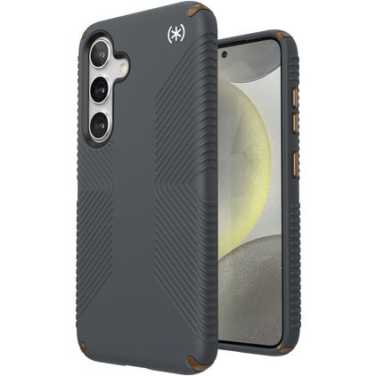 Speck Presidio2 Grip Samsung Galaxy S24 Hoesje Hardcase Backcover Shockproof - Charcoal Grey