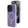 Mobiparts Hardcover iPhone 15 Pro MagSafe Hoesje Hardcase Backcover - Satin Lila