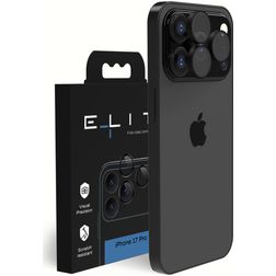Elite iPhone 17 Pro Glazen Camera Lens Protector - Case Friendly - Zwart