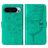 Mobigear Butterfly Google Pixel 9 Hoesje Bookcase Portemonnee - Groen
