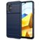 Mobigear Brushed Slim POCO M5 Hoesje Flexibel TPU Backcover - Marineblauw