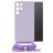Mobilize Lanyard Gelly Samsung Galaxy S22 Ultra Flexibel TPU Hoesje met koord - Pastel Purple