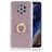 Mobigear Glitter Ring Nokia 9 PureView Hoesje Flexibel TPU Backcover met Ringhouder - Roségoud