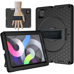 Mobigear Ruggedized iPad Air 4 (2020) Hoes EVA Schuim Backcover + Standaard - Zwart
