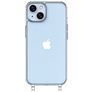 Mobigear Mix & Match Doorzichtig iPhone 14 Plus Flexibel TPU Hoesje met koord - Transparant