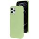 Mobiparts iPhone 12 Pro Max Siliconen Hoesje Backcover - Pistache Green