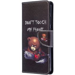 Mobigear Design Huawei P40 Pro Hoesje Bookcase Portemonnee - Do Not Touch