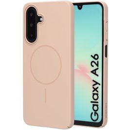 Mobiparts Slim Line Samsung Galaxy A26 MagSafe Hoesje Hardcase Backcover - Dune Sand