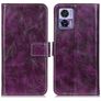 Mobigear Basic Motorola Edge 30 Neo Hoesje Bookcase Portemonnee - Paars