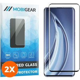 Mobigear Curved Xiaomi Mi 11 Glazen Screenprotector - Case Friendly - Zwart (2-Pack)