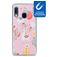 My Style Magneta Samsung Galaxy A20e Hoesje Flexibel TPU Backcover - Pink Alpaca