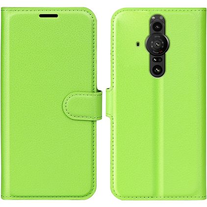 Mobigear Classic Sony Xperia Pro-I Hoesje Bookcase Portemonnee - Groen