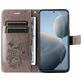 Mobigear Butterfly Xiaomi 14T Hoesje Bookcase Portemonnee - Grijs