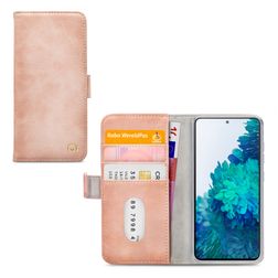 Mobilize Elite Gelly Samsung Galaxy S20 FE Hoesje Bookcase Portemonnee - Soft Pink