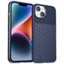 Mobigear Groove iPhone 15 Plus Hoesje Flexibel TPU Backcover - Blauw