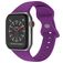 Mobigear Sport Dual Siliconen Apple Watch Bandje Druksluiting - 49/46/45/44 mm - Lila