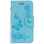 Mobigear Butterfly iPhone XS Hoesje Bookcase Portemonnee - Blauw