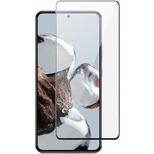 Mobigear Premium Xiaomi 12T Glazen Screenprotector - Case Friendly - Zwart