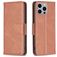 Mobigear Excellent iPhone 15 Pro Max Hoesje Bookcase Portemonnee - Bruin