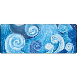Mobigear Anti-Slip Muismat - 40 x 90 CM - Waves