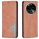 Mobigear Rhombus Slim OPPO Find X6 Pro Hoesje Bookcase - Bruin