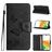 Mobigear Butterfly Samsung Galaxy A35 Hoesje Bookcase Portemonnee - Zwart