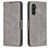 Mobigear Excellent Samsung Galaxy S25 FE Hoesje Bookcase Portemonnee - Grijs