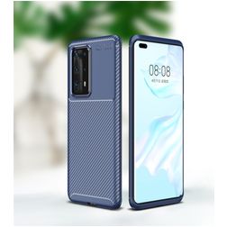 Mobigear Racing Huawei P40 Pro Plus Hoesje Flexibel TPU Backcover - Blauw