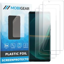 Mobigear Sony Xperia 5 III Screenprotector Folie - Case Friendly (3-Pack)