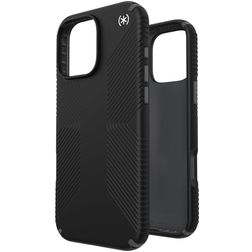Speck Presidio2 Grip iPhone 16 Pro Max Hoesje Hardcase Backcover Shockproof - Zwart