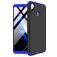 Mobigear TriGuard Xiaomi Mi Max 3 Hoesje Hardcase Backcover - Zwart / Blauw