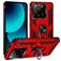 Mobigear Armor Ring Xiaomi 13T Hoesje Hardcase Backcover Shockproof met Ringhouder - Rood